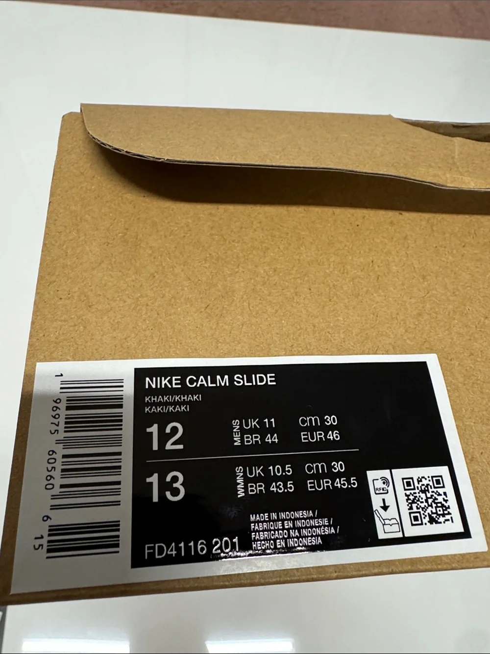 Nike Slides Mens 12 Tan Calm